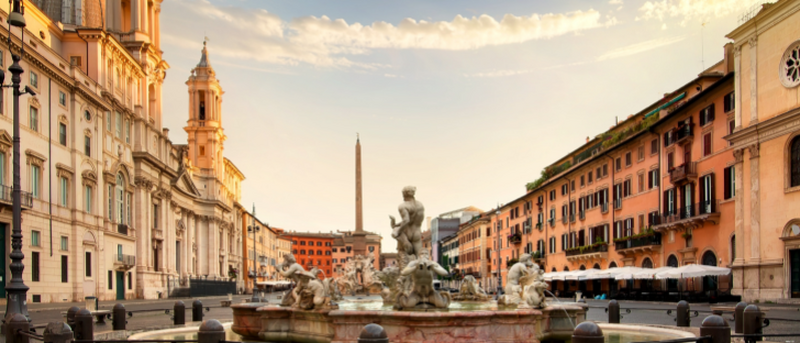 Roma, tour delle piazze